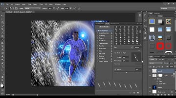 how to rain effect tutorial adobe photoshop CS6