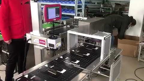 DIKAI Fiber Laser Marking Machine With Feeding System for Boxes Coding & Marking