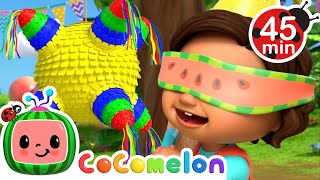 Nina's Big Birthday Colorful Piñata!   More Nina's Familia! | CoComelon Nursery Rhymes & Kids Songs