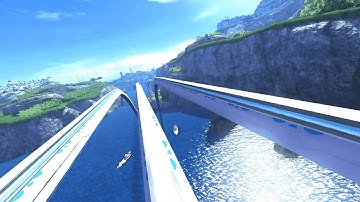 (Motion Sickness Warning) Windmill Isle First Person Run - Sonic Generations