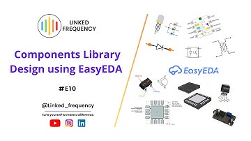 ATmega328P-PU symbol & footprint design using EasyEDA #E10 | Er. Vaibhav Sugandhi