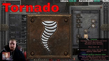D2R Skills & Abilities - Tornado (Druid Elemental Tree)