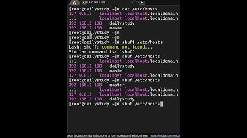 shuf command to shuffle  the data | DailyStudyLinux  #learnlinux #linuxinterviewquestions  #linux