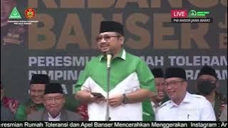 GUS YAQUT PERTEGAS DUA TUGAS ANSOR DAN BANSER