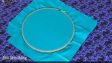 Aari work for beginners tutorial -02 || How to fix clothes in Aari stand