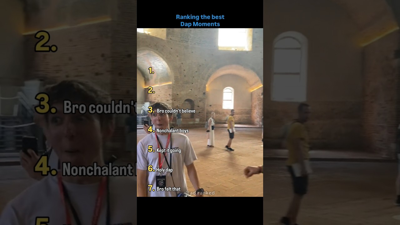 Ranking the best dap moments