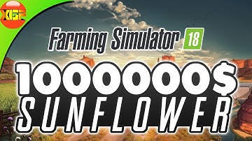 Farming Simulator 18 3 Player Multiplayer Gameplay#220- Too much Sunflower!