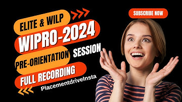 Wipro Pre-Orientation Meeting Full Recording 2024 | Elite & WILP Onboarding Updates