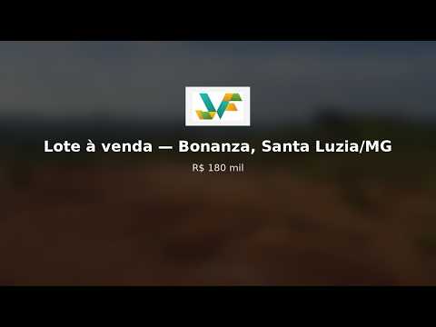 Vídeo: Terreno à venda no bairro Bonanza (ref. 112)