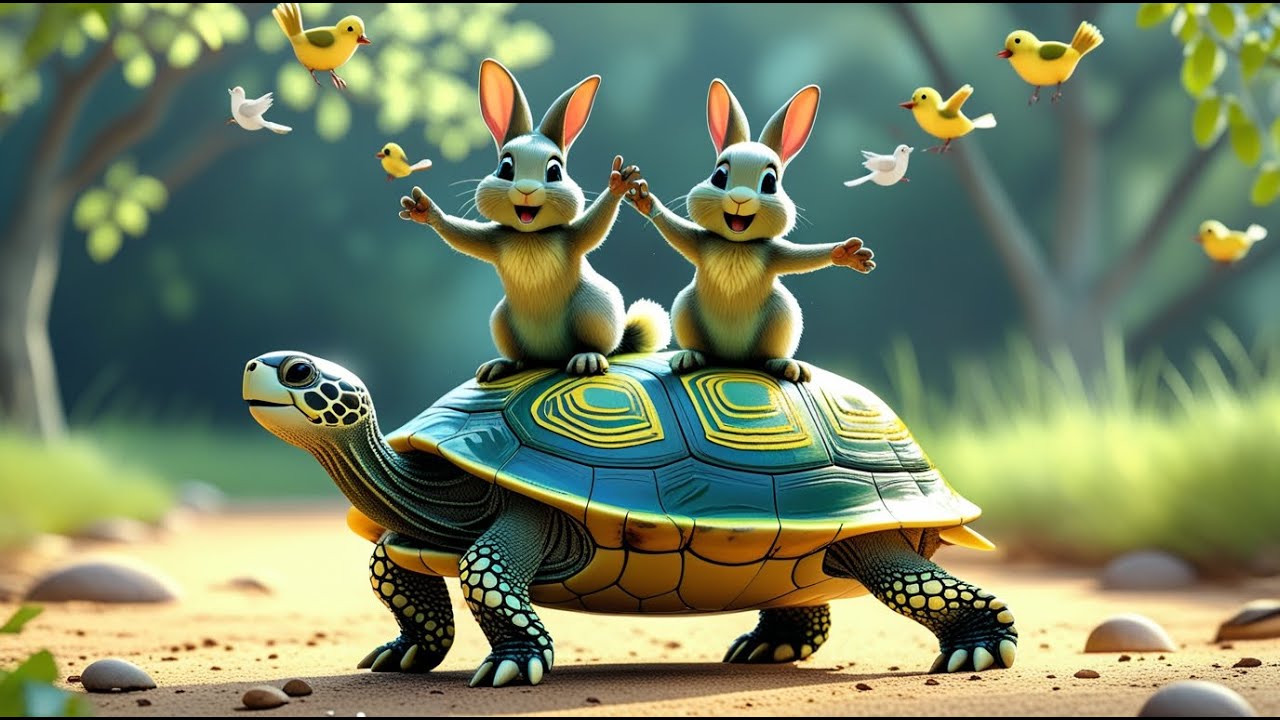 Turbo Turtle Taxi 🐢🚕✨| Fun English Rhyme & Story for Children |