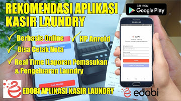 Rekomendasi Aplikasi kasir laundry Kiloan Edobi Kasir Laundry - Peluang Usaha Laundry Pemula