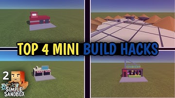 Top 4 Mini Build Hacks SSB2 (credits @MistaMikeySSB2)