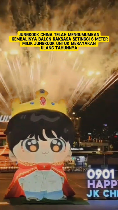 lucuk banget bonekanya,,  #bts #bts_official_bighit #jkbirthday