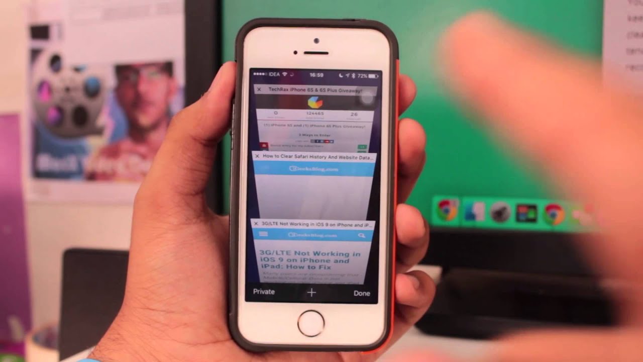 How to Enable Private Browsing in iOS 9 Safari on iPhone or iPad - YouTube