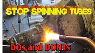 Welding Axle Tubes, Detailed Instructions