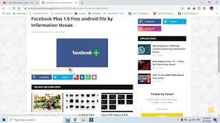 Facebook Plus 1 0 Free Android Application By Information Ocean screenshot 1