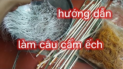 hướng dẫn làm câu cấm ếch rất đơn giản