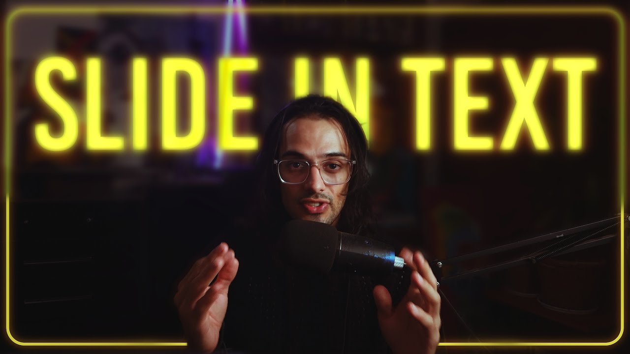 How to add a slide in text animation in DaVinci Resolve - YouTube