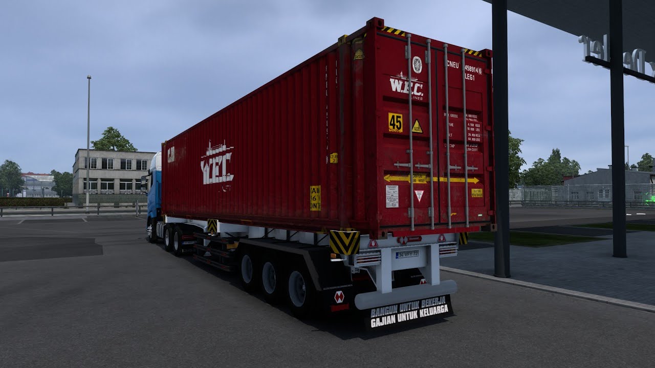 Gxgaccordprestige ets2 indonesia new mod trailer indo logistiik by