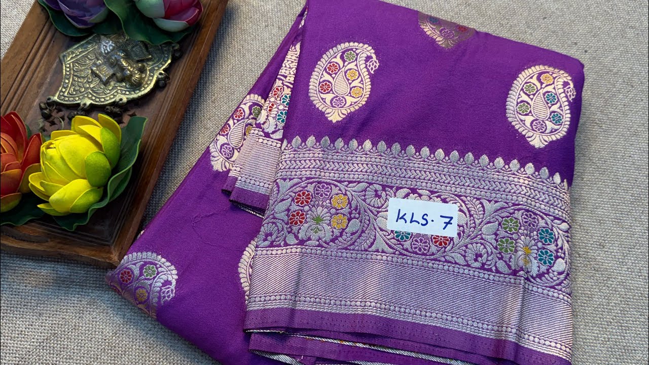 🥳Этническая коллекция🥳Сари из чистого шелкового крепа Машру🥳Доступная цена🥳WhatsApp: 8921889811