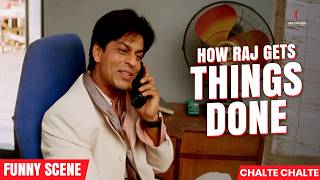 Raj Being Raj | Shah Rukh Khan | Chalte Chalte | Funny Scene