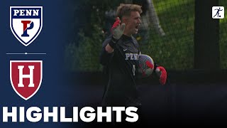 Harvard vs Penn | NCAA College Soccer | Highlights - October 22, 2023