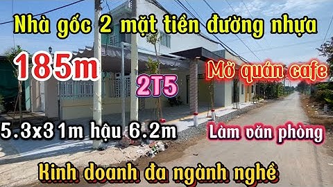Nhà Đất Cần Giuộc| Nhà gốc 2 mặt tiền đường nhựa thuận tiện kinh doanh buôn bán đa ngành nghề.
