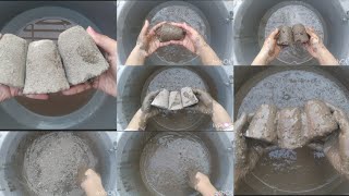 Soft pure mud glasses crumbling in water💦plz like and watch full video❤ #puremud #asmr screenshot 5
