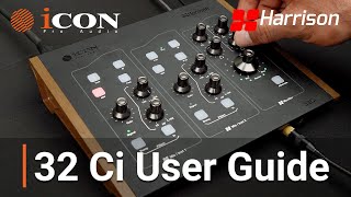 iCON Pro Audio Harrison 32Ci Audio Interface Overview & User Guide