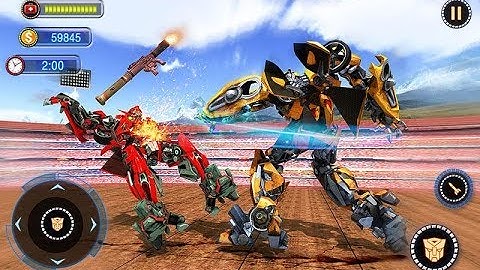 US Robot Car Transform - Police Robot Fighting | Android Gameplay