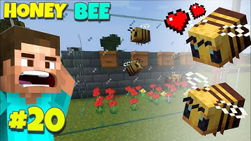 SIMPLE Bee Farm in Minecraft - Automatic Honeycomb Farm || Easiest Honey farm and Honeycomb farm #20