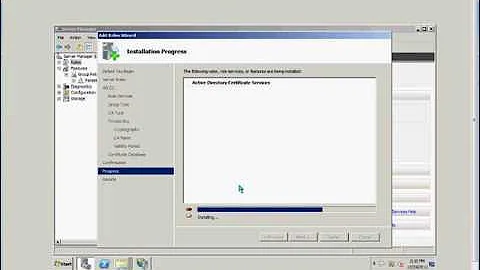 How to install certificate services on a Windows 2008 R2 domain controller server