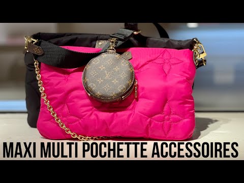 Vintage Style Copy Louis Vuitton Maxi Multi Pochette Accessoires Handbag  Comes in Eco-responsible Econyl Regenerated Nylon M58977