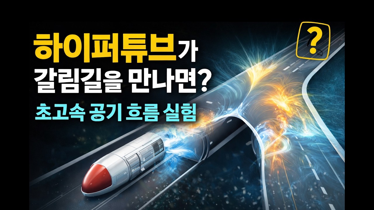 하이퍼루프가 갈림길을 만나면 초고속 공기 흐름 실험 썸네일