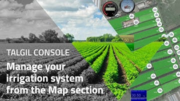 Talgil Console : Manage your irrigation system from the map section