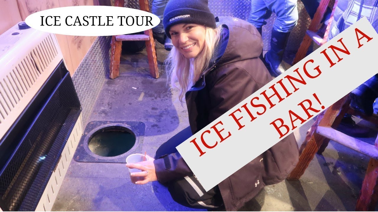 ICE FISHING FROM A BAR ON THE ICE!? Ice Castles & Northern Pike! YouTube