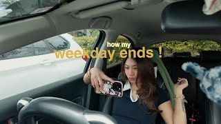 how my weekday ends before the weekend | Vlog