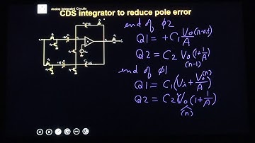 POSTECH  LEC_28_C_2017: CDS correlated doubling sampling switched capacitor integrator