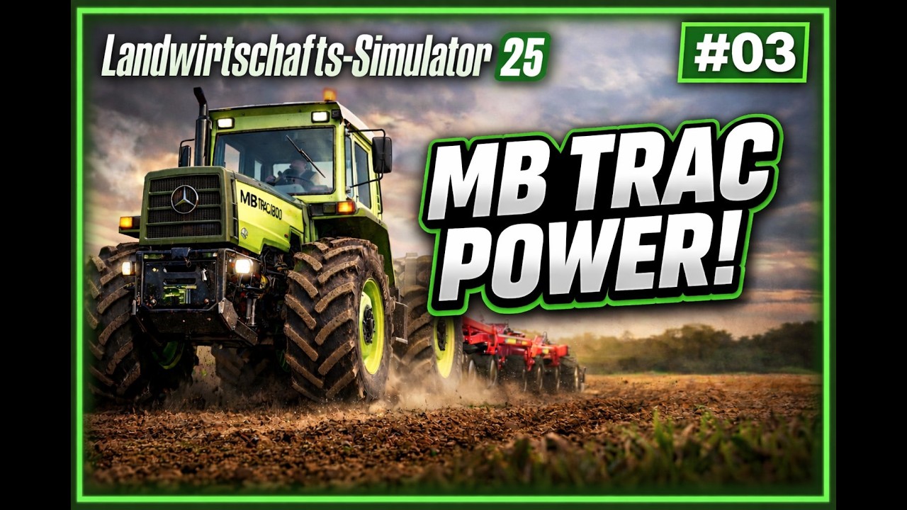 Landwirtschafts-Simulator 25 – Mega Farm #03: Neuer MB Trac im Einsatz! 🚜🔥