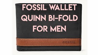 Kansas City Royals Fossil Black Quinn Flip ID Bifold Wallet