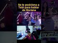 Se le posiciona a Tebi para hablar de Mariana ,en la casa de los famosos 2026
