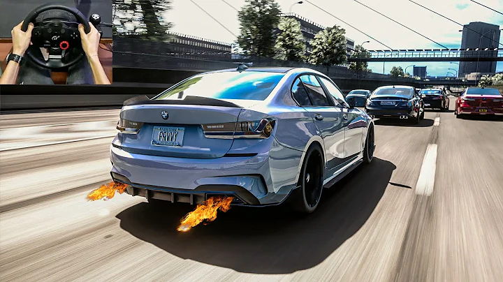 Assetto Corsa | BMW M340i G20 Stage 3 763HP - Shutoko Heavy Traffic Weaving