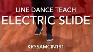 Electric Slide - Line Dance Teach # 1 - Krysamcin191
