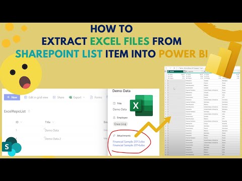 How to extract Excel Files from SharePoint List Item into Power BI