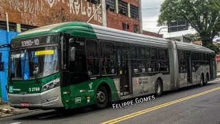 Caio Millennium BRT O500UDA Voith Prefixo 5 2760 Linha 5144 Term Sapopemba x Term Princ Isabel
