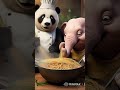 panda ne sikaya pink haathi ko kumfu karate#panda #elephant #kumfu #viral