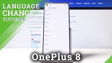 How to Switch Language in OnePlus 8 – Language List