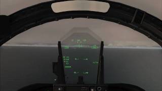 FSX Carrier Landing F\/A-18 Hornet (Night) [HD]