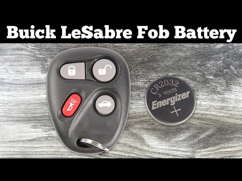 1996 – 2005 Buick LeSabre Key Fob Battery Replacement – How To Replace Change Remote Batteries