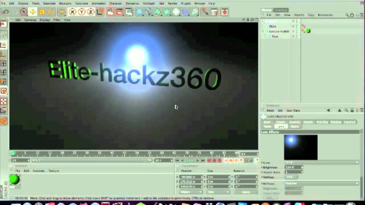 How to make an intro in cinema 4D - YouTube